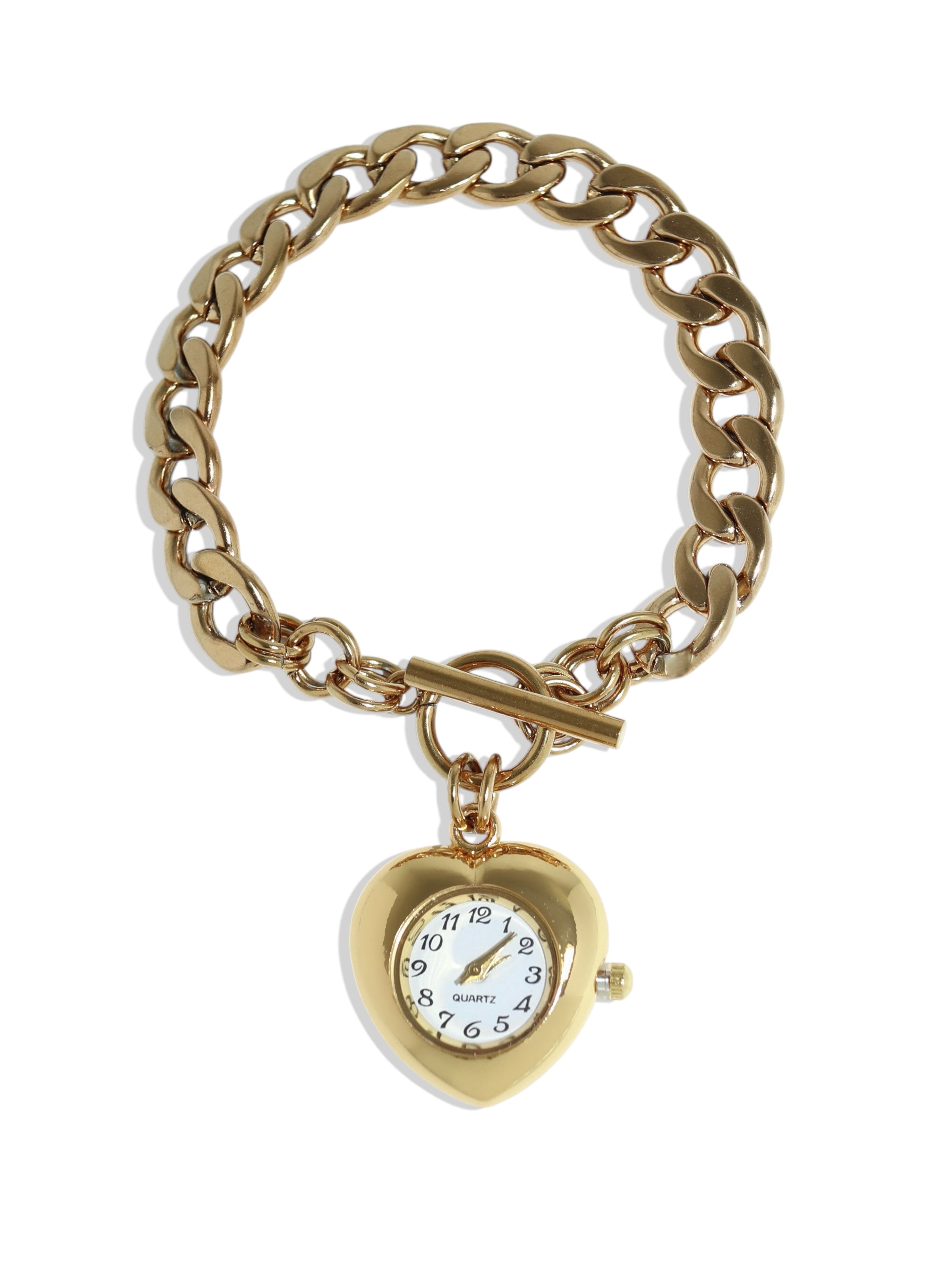Timeless Love Gold Watch Bracelet – Distorted Angels