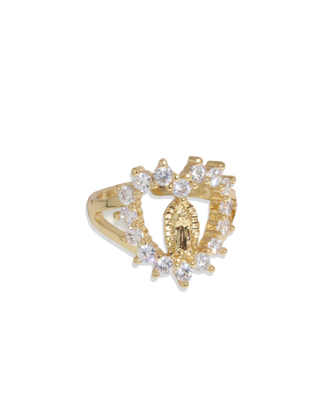Guadalupe Heart Ring