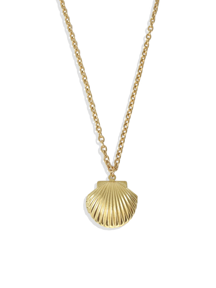 Lilo Shell Locket Necklace