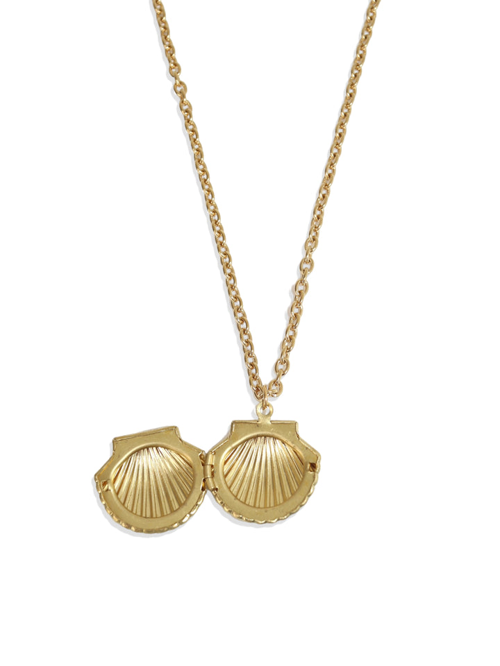 Lilo Shell Locket Necklace